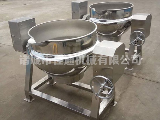 福建夾層鍋發貨現場圖